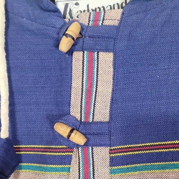 Vintage Kathmandu Southwestern Hoodie Jacket Size XL Unisex Aztec Indie Pattern - Picture 5 of 11